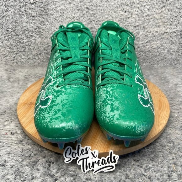 Under Armour Blur 2 MC Suede Football Size 12 Men Classic Green 3027978-300 NBY